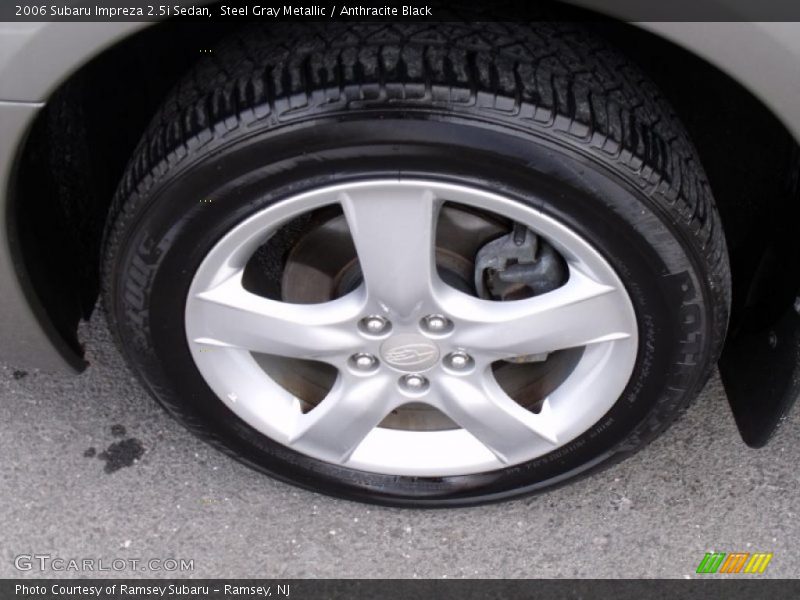 Steel Gray Metallic / Anthracite Black 2006 Subaru Impreza 2.5i Sedan