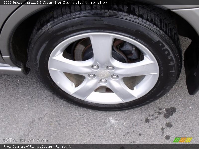 Steel Gray Metallic / Anthracite Black 2006 Subaru Impreza 2.5i Sedan