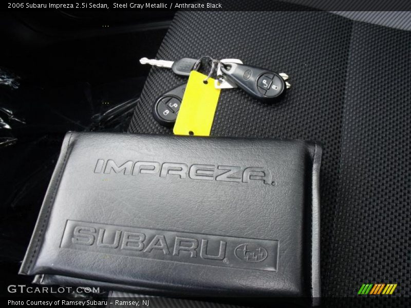 Steel Gray Metallic / Anthracite Black 2006 Subaru Impreza 2.5i Sedan
