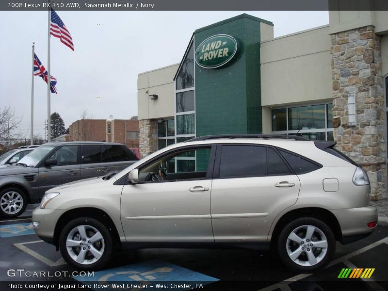 Savannah Metallic / Ivory 2008 Lexus RX 350 AWD