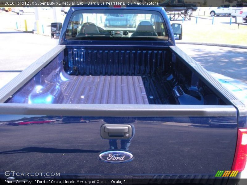 Dark Blue Pearl Metallic / Medium Stone 2010 Ford F250 Super Duty XL Regular Cab