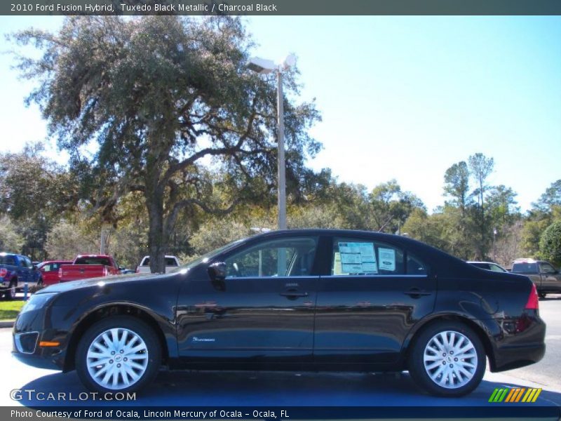 Tuxedo Black Metallic / Charcoal Black 2010 Ford Fusion Hybrid