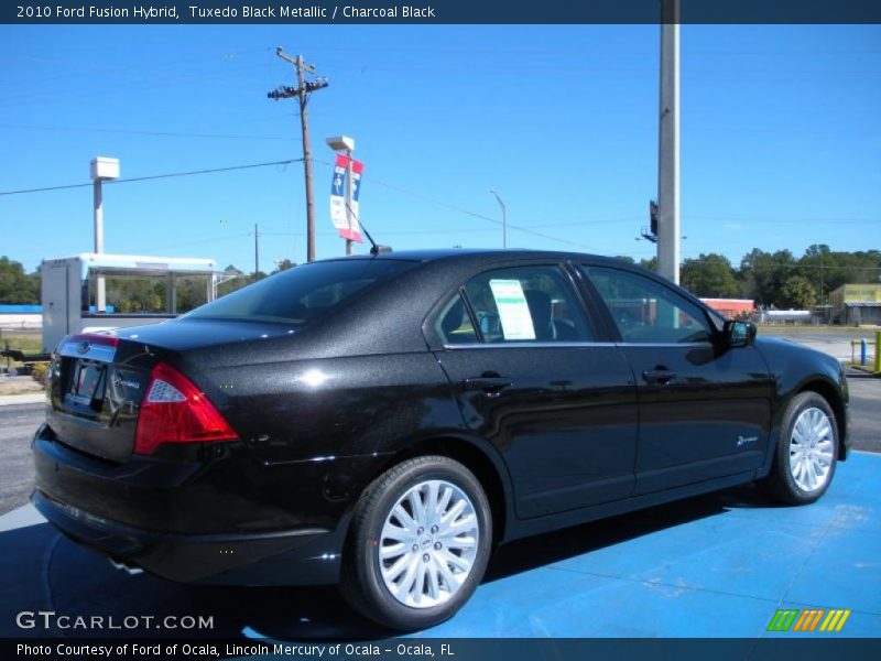 Tuxedo Black Metallic / Charcoal Black 2010 Ford Fusion Hybrid