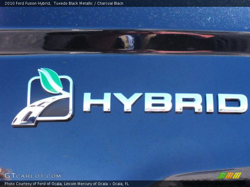 Tuxedo Black Metallic / Charcoal Black 2010 Ford Fusion Hybrid