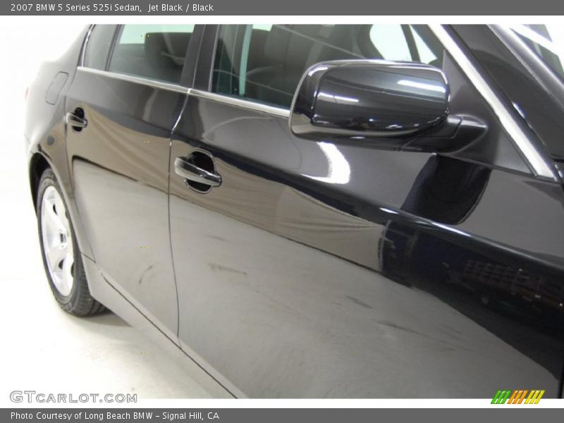 Jet Black / Black 2007 BMW 5 Series 525i Sedan