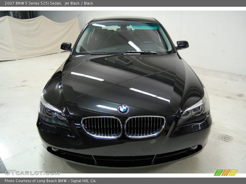 Jet Black / Black 2007 BMW 5 Series 525i Sedan