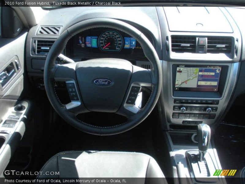 Tuxedo Black Metallic / Charcoal Black 2010 Ford Fusion Hybrid