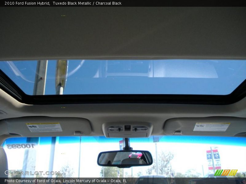 Tuxedo Black Metallic / Charcoal Black 2010 Ford Fusion Hybrid