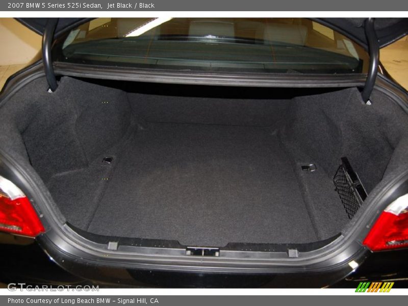 Jet Black / Black 2007 BMW 5 Series 525i Sedan