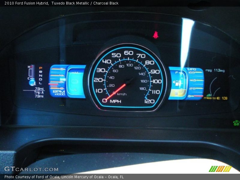 Tuxedo Black Metallic / Charcoal Black 2010 Ford Fusion Hybrid