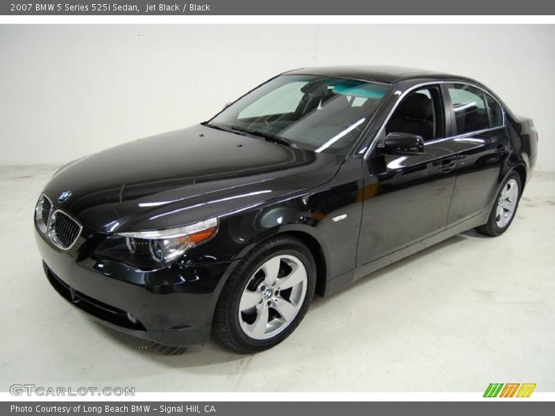 Jet Black / Black 2007 BMW 5 Series 525i Sedan