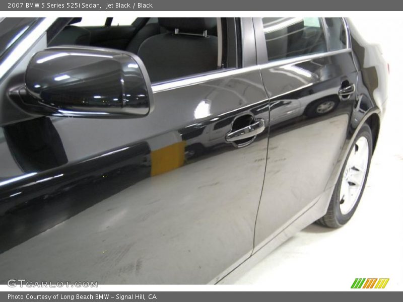 Jet Black / Black 2007 BMW 5 Series 525i Sedan