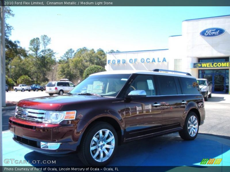Cinnamon Metallic / Medium Light Stone 2010 Ford Flex Limited