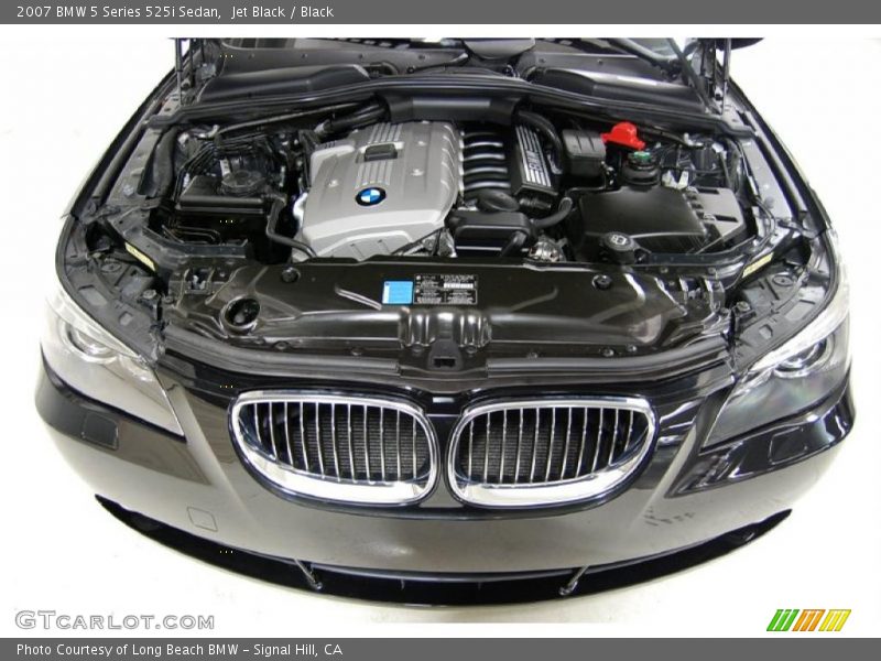 Jet Black / Black 2007 BMW 5 Series 525i Sedan