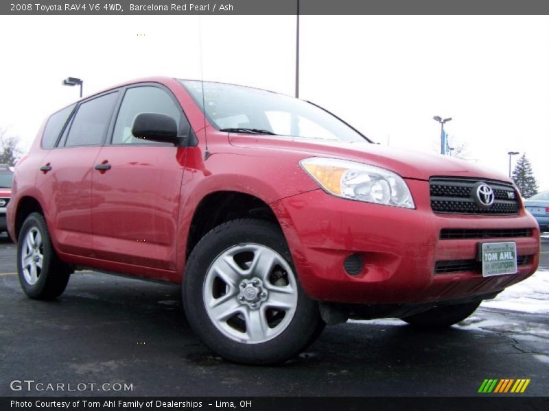 Barcelona Red Pearl / Ash 2008 Toyota RAV4 V6 4WD