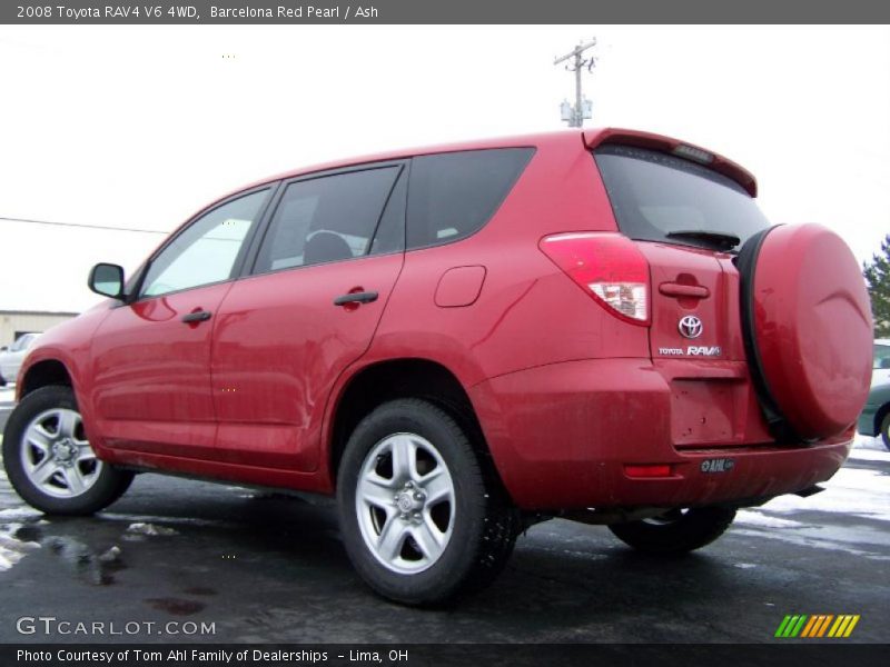 Barcelona Red Pearl / Ash 2008 Toyota RAV4 V6 4WD