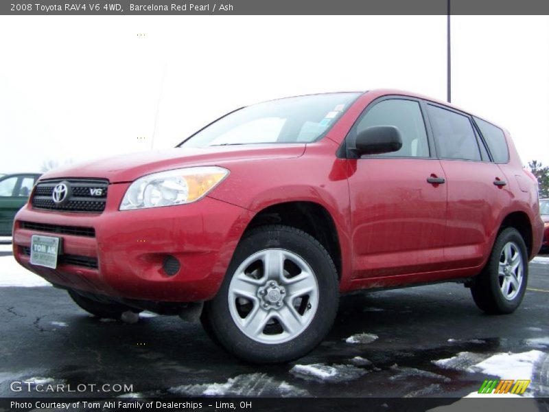 Barcelona Red Pearl / Ash 2008 Toyota RAV4 V6 4WD