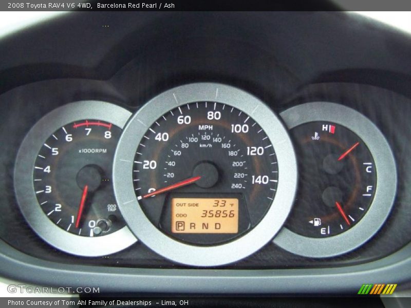 Barcelona Red Pearl / Ash 2008 Toyota RAV4 V6 4WD