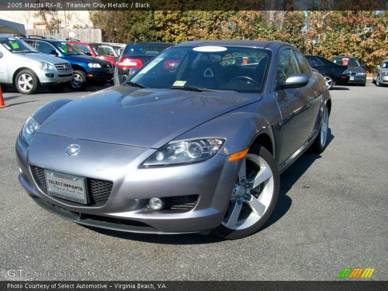 Titanium Gray Metallic / Black 2005 Mazda RX-8