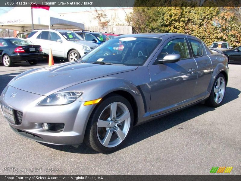 Titanium Gray Metallic / Black 2005 Mazda RX-8