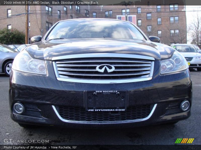 Black Obsidian / Graphite Black 2009 Infiniti M 35x AWD Sedan