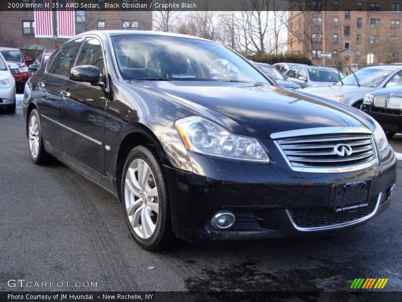 Black Obsidian / Graphite Black 2009 Infiniti M 35x AWD Sedan