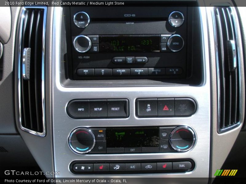 Red Candy Metallic / Medium Light Stone 2010 Ford Edge Limited