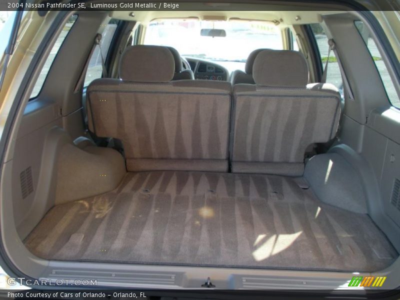 Luminous Gold Metallic / Beige 2004 Nissan Pathfinder SE