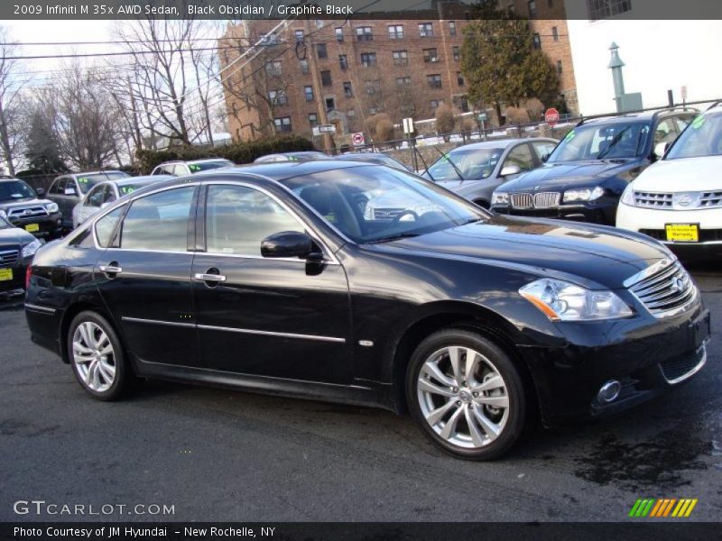 Black Obsidian / Graphite Black 2009 Infiniti M 35x AWD Sedan
