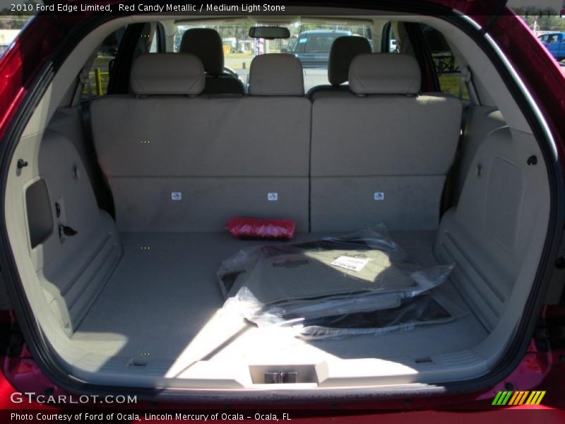 Red Candy Metallic / Medium Light Stone 2010 Ford Edge Limited
