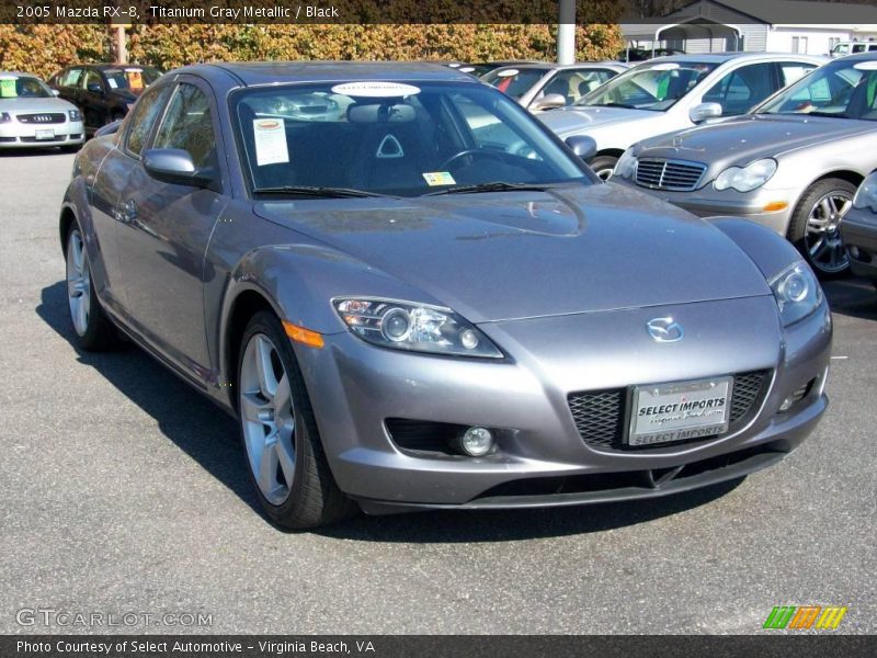 Titanium Gray Metallic / Black 2005 Mazda RX-8