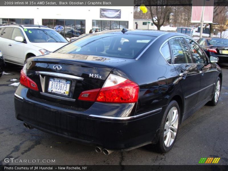 Black Obsidian / Graphite Black 2009 Infiniti M 35x AWD Sedan