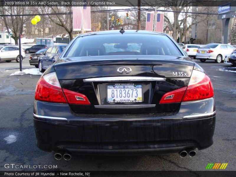 Black Obsidian / Graphite Black 2009 Infiniti M 35x AWD Sedan
