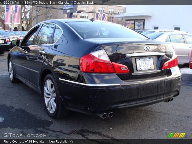 Black Obsidian / Graphite Black 2009 Infiniti M 35x AWD Sedan