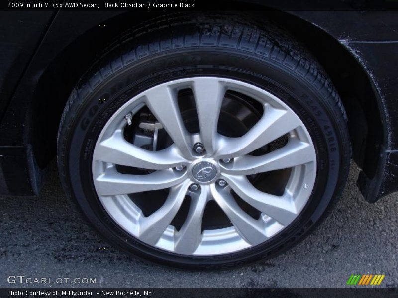 Black Obsidian / Graphite Black 2009 Infiniti M 35x AWD Sedan