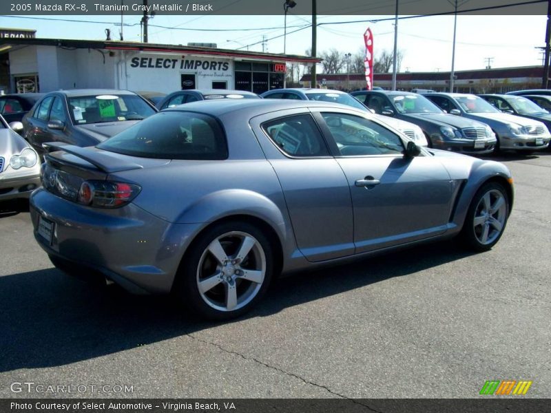 Titanium Gray Metallic / Black 2005 Mazda RX-8