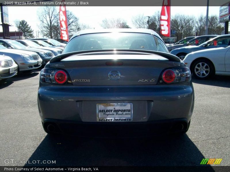 Titanium Gray Metallic / Black 2005 Mazda RX-8