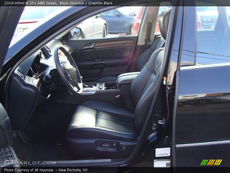 Black Obsidian / Graphite Black 2009 Infiniti M 35x AWD Sedan
