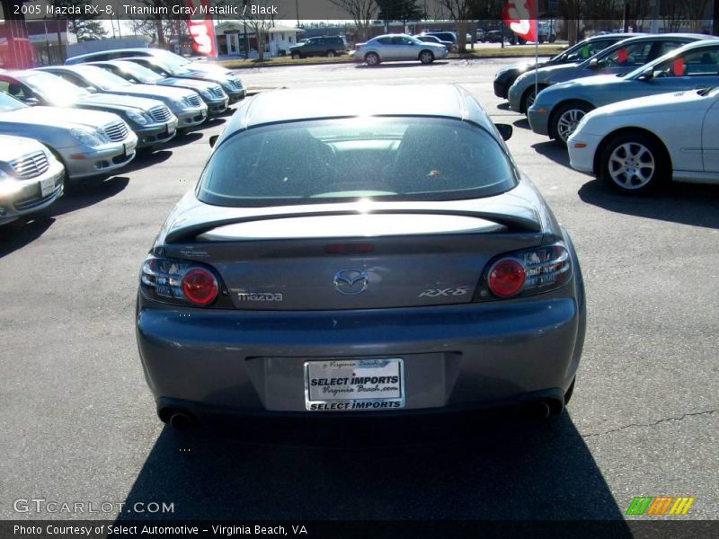 Titanium Gray Metallic / Black 2005 Mazda RX-8