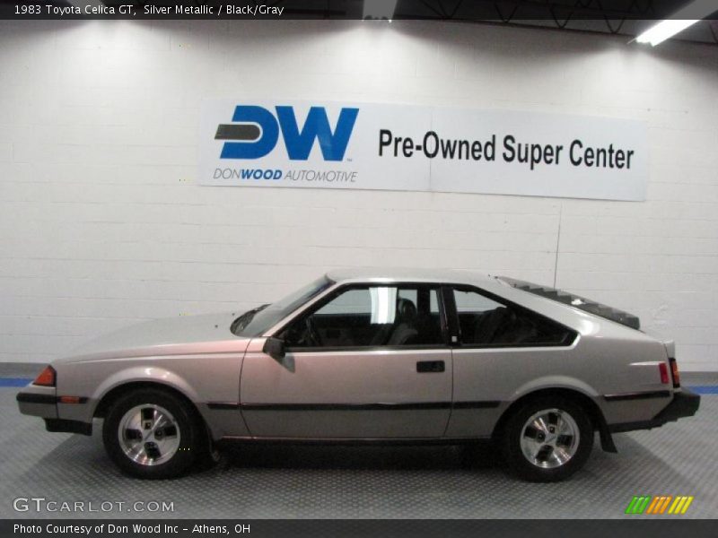 Silver Metallic / Black/Gray 1983 Toyota Celica GT