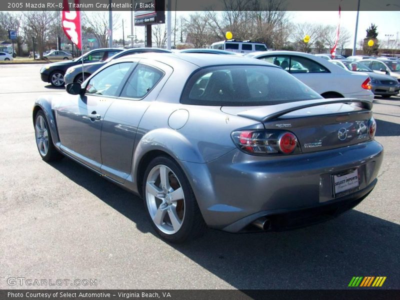 Titanium Gray Metallic / Black 2005 Mazda RX-8