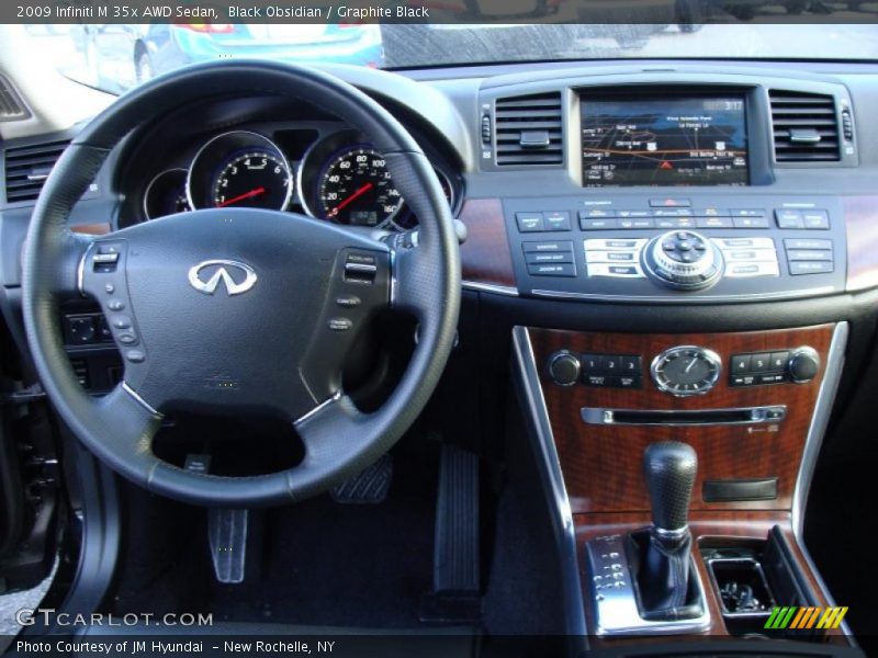 Black Obsidian / Graphite Black 2009 Infiniti M 35x AWD Sedan