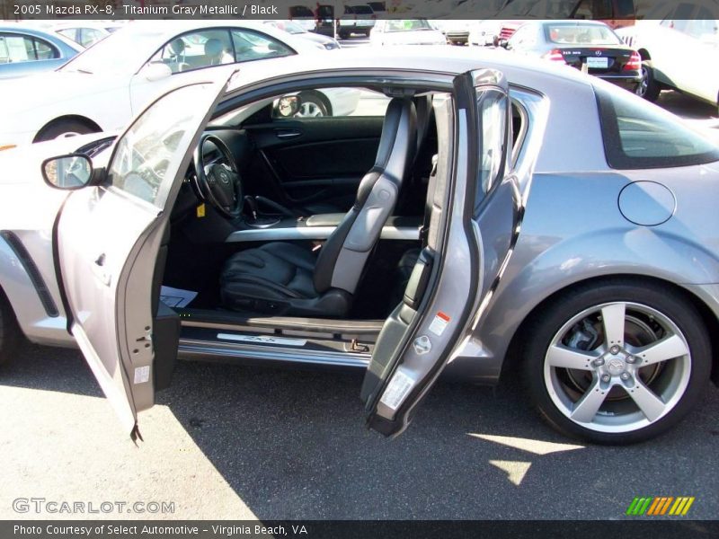 Titanium Gray Metallic / Black 2005 Mazda RX-8