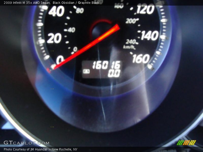 Black Obsidian / Graphite Black 2009 Infiniti M 35x AWD Sedan