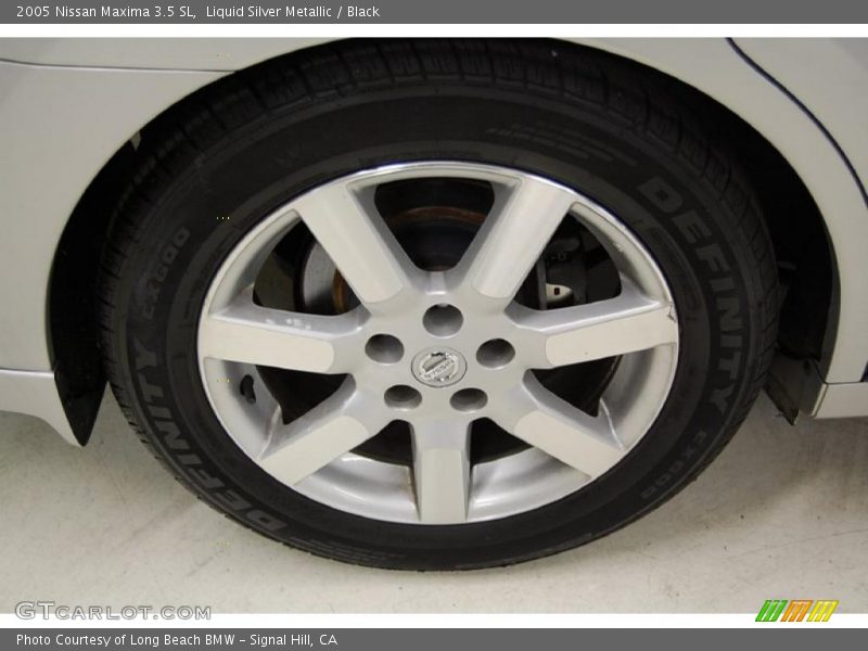 Liquid Silver Metallic / Black 2005 Nissan Maxima 3.5 SL