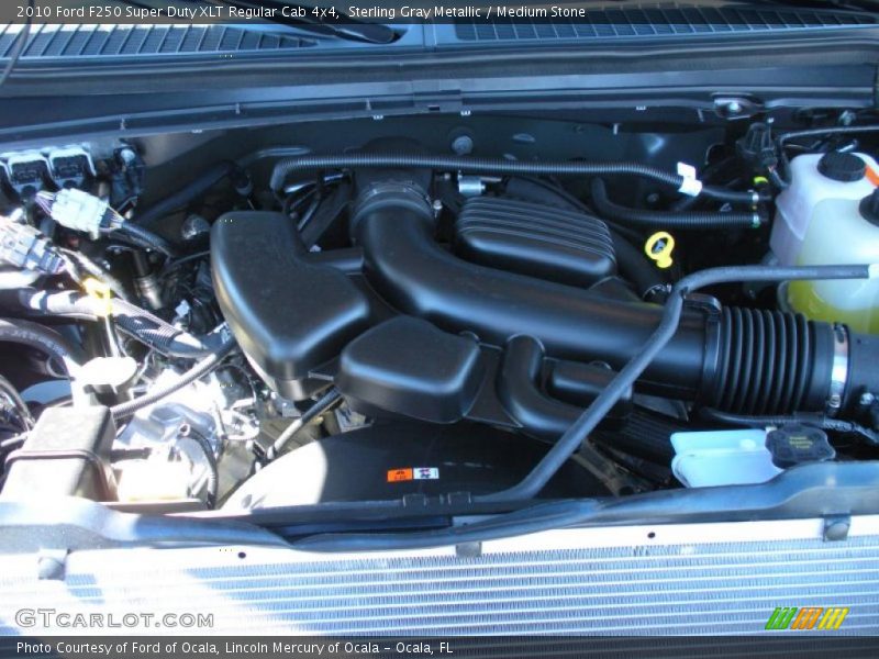 Sterling Gray Metallic / Medium Stone 2010 Ford F250 Super Duty XLT Regular Cab 4x4