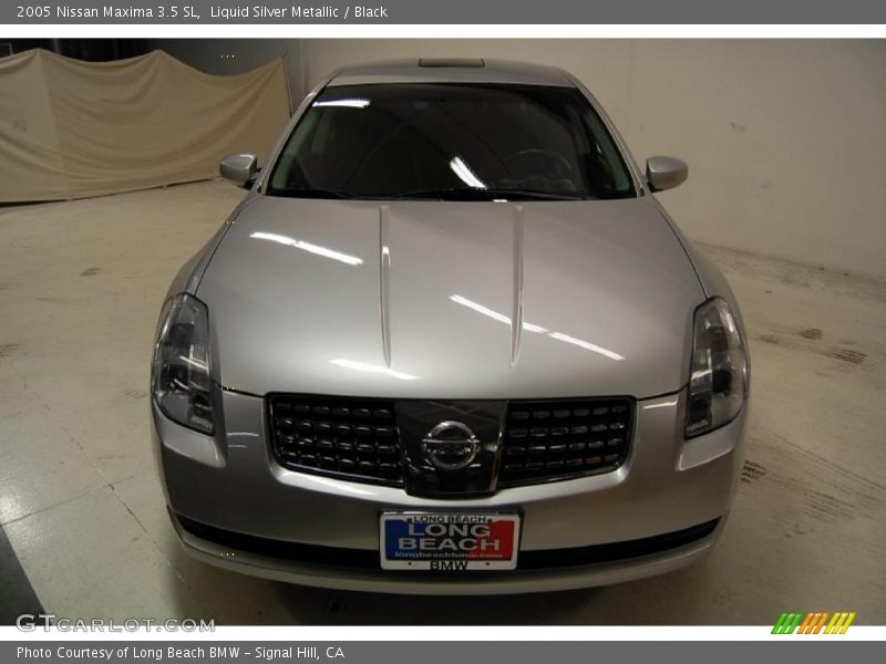 Liquid Silver Metallic / Black 2005 Nissan Maxima 3.5 SL