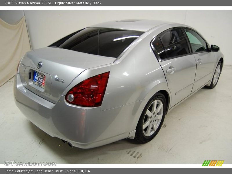 Liquid Silver Metallic / Black 2005 Nissan Maxima 3.5 SL