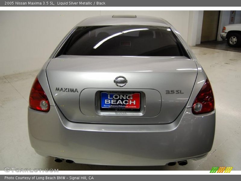 Liquid Silver Metallic / Black 2005 Nissan Maxima 3.5 SL