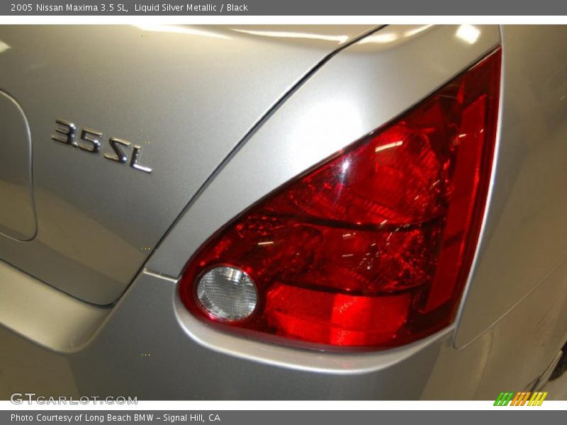 Liquid Silver Metallic / Black 2005 Nissan Maxima 3.5 SL